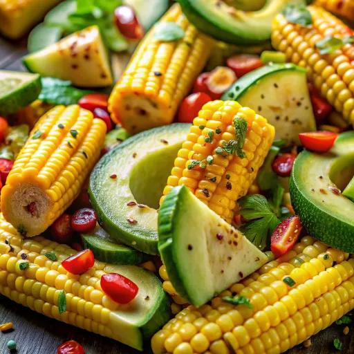 बेबीकॉर्न और एवोकैडो टैको